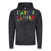 Vintage Black camping arrow camper happy summer camp camping kids 635 Vintage Hoodie - baoMotion