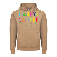 Vintage Coffee camping arrow camper happy summer camp camping kids 635 Vintage Hoodie - baoMotion
