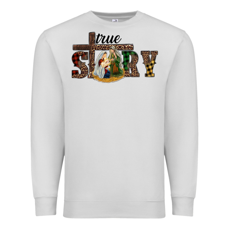 True Story Holy Family Premium Sweatshirt by RanaPortraitStore | Teevron