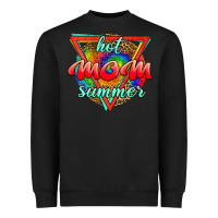 Black hot mom summer Heavyweight Sweatshirt - JahusDesignShop