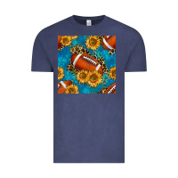 Vintage Denim american football with leopard Vintage Tee - BundleAndBundleShop