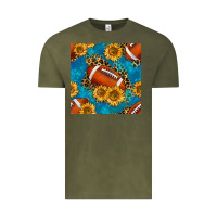 Vintage Olive american football with leopard Vintage Tee - BundleAndBundleShop