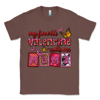 Chestnut my favorite valentine calls me mama Classic Tee - OliviaCreatesArt