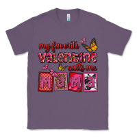 Lavender my favorite valentine calls me mama Classic Tee - OliviaCreatesArt