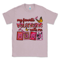 Lilac my favorite valentine calls me mama Classic Tee - OliviaCreatesArt