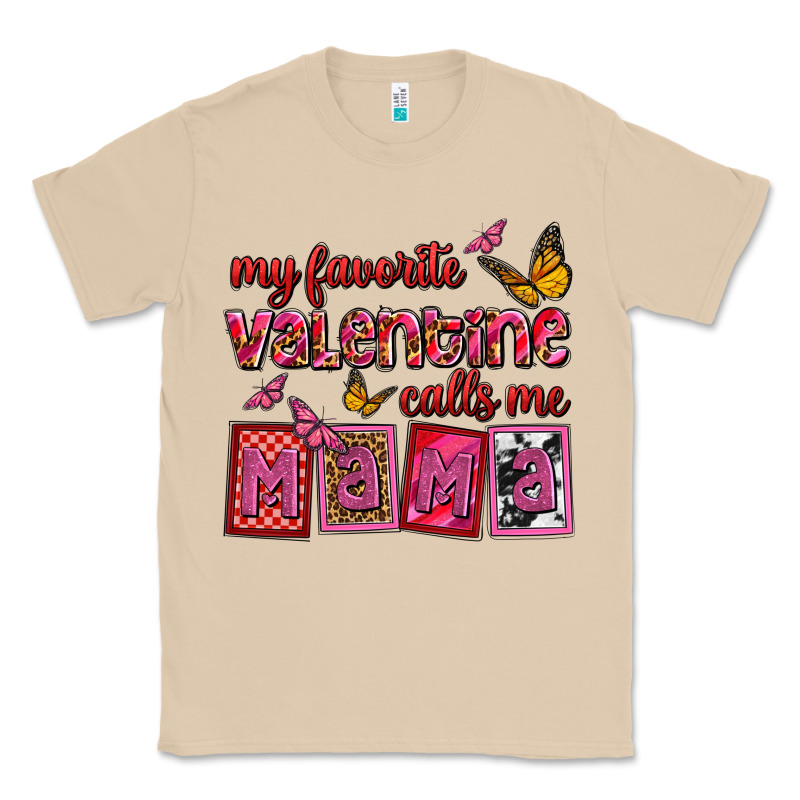 My Favorite Valentine Calls Me Mama Classic Tee by OliviaCreatesArt | Teevron