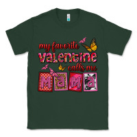 Sports Green my favorite valentine calls me mama Classic Tee - OliviaCreatesArt
