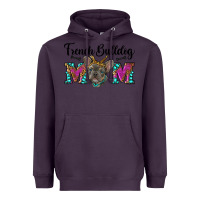 Plum french bulldog mom Heavyweight Hoodie - RanaPortraitStore
