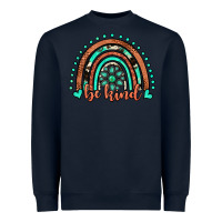 Navy be kind western turquoise rainbow Heavyweight Sweatshirt - JahusDesignShop