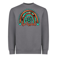 Storm be kind western turquoise rainbow Heavyweight Sweatshirt - JahusDesignShop