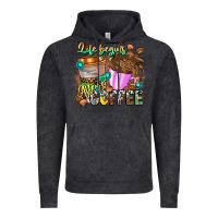 Vintage Black Life Begins After Coffee Vintage Hoodie - CowhideDigitalArt