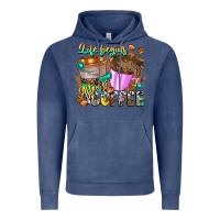 Vintage Denim Life Begins After Coffee Vintage Hoodie - CowhideDigitalArt