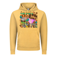 Vintage Mustard Life Begins After Coffee Vintage Hoodie - CowhideDigitalArt