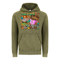 Vintage Olive Life Begins After Coffee Vintage Hoodie - CowhideDigitalArt