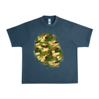 Midnight Navy camouflage patch 3 Urban Heavy Tee - BundleAndBundleShop