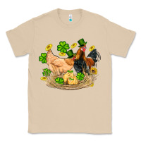 Mushroom st patricks day farm chicken rooster chick  shamrock gold Classic Tee - Artiststas