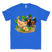 True Royal st patricks day farm chicken rooster chick  shamrock gold Classic Tee - Artiststas