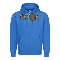 True Royal faith cross Zipper Hoodie - JahusDesignShop