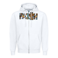 White faith cross Zipper Hoodie - JahusDesignShop