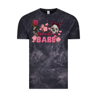 Cloud Black Valentine Babe Valentine's Day Skull Vintage Tee - FaDigitalArtStudio