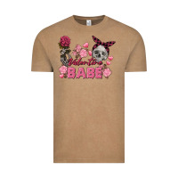 Vintage Coffee Valentine Babe Valentine's Day Skull Vintage Tee - FaDigitalArtStudio