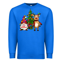 True Royal merry christmas gnomes, reindeer Premium Sweatshirt - RanaPortraitStore