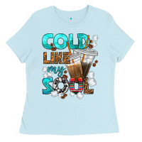 Baby Blue cold like my soul coffee cups bbs Ladies Tee - BundleAndBundleShop