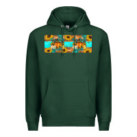 Sports Green it's fall y'all Premium Hoodie - Artiststas