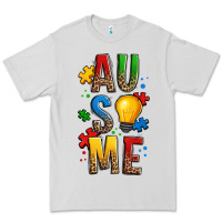 Dove Grey ausome autism Premium Tee - OliviaCreatesArt