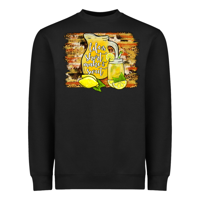 Life Is Short Make It Sweet Heavyweight Sweatshirt by JahusDesignShop | Teevron