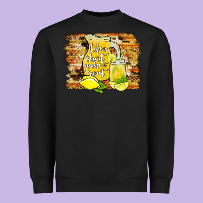 Life Is Short Make It Sweet Heavyweight Sweatshirt Designed By Jahusdesignshop