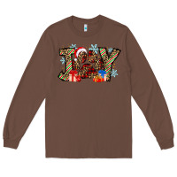 Chestnut festive joy Long Sleeve Tee - CowhideDigitalArt