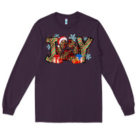 Plum festive joy Long Sleeve Tee - CowhideDigitalArt