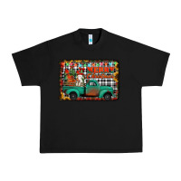 Black merry christmas farm truck Urban Heavy Tee - Jasminsmagicworld
