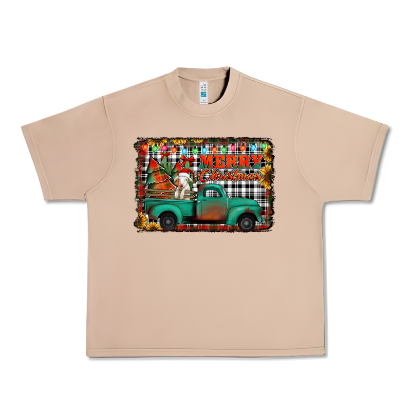 Merry Christmas Farm Truck Urban Heavy Tee by Jasminsmagicworld | Teevron