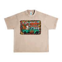 French Oak merry christmas farm truck Urban Heavy Tee - Jasminsmagicworld