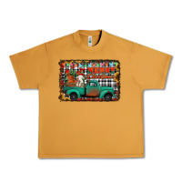 Peanut Butter merry christmas farm truck Urban Heavy Tee - Jasminsmagicworld