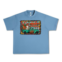 Pebble Blue merry christmas farm truck Urban Heavy Tee - Jasminsmagicworld