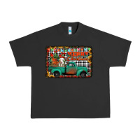 Pigment Black merry christmas farm truck Urban Heavy Tee - Jasminsmagicworld