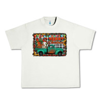 Pistachio merry christmas farm truck Urban Heavy Tee - Jasminsmagicworld