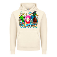 Vintage Artic name flying into 100 days of school Vintage Hoodie - CowhideDigitalArt