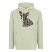 Matcha french bulldog Heavyweight Hoodie - RanaPortraitStore