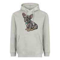 Moon Dust french bulldog Heavyweight Hoodie - RanaPortraitStore