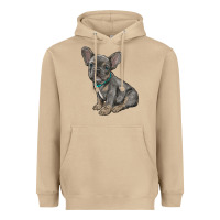 Mushroom french bulldog Heavyweight Hoodie - RanaPortraitStore