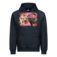 Valentine's Day Barn And Black Angus With Charolais Urban Hoodie | Teevron