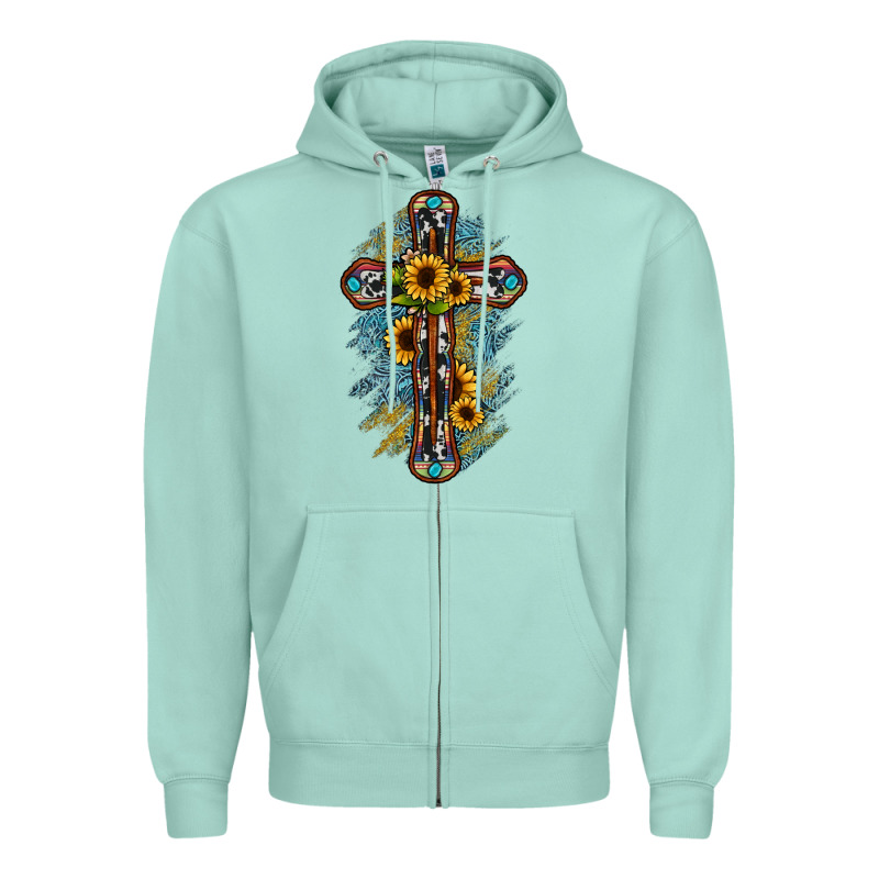 Cross Zipper Hoodie by JahusDesignShop | Teevron