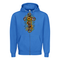 True Royal cross Zipper Hoodie - JahusDesignShop