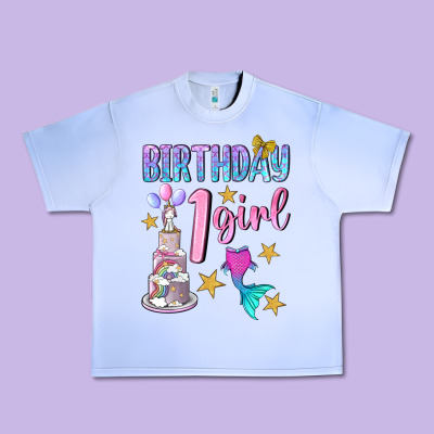 Birthday Girl 1 Urban Heavy Tee Designed By Bundleandbundleshop
