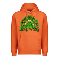 Carrot st. patrick's day happy go lucky Premium Hoodie - RanaPortraitStore