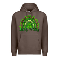 Coffee st. patrick's day happy go lucky Premium Hoodie - RanaPortraitStore